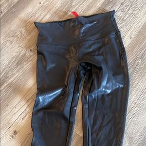 Spanx leather leggings